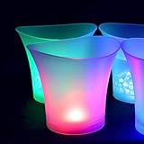 5. Cubo de hielo ligero transparente para una variedad de ocasiones, reuniones familiares, cócteles de alta gama, bares, mercados nocturnos KTV, restaurantes de alta gama.