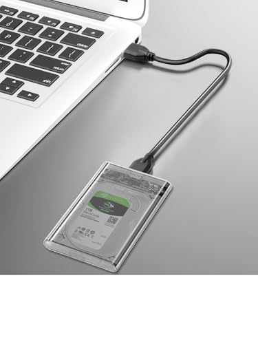 Caja externa para disco duro 2.5 pulgadas USB 3.0 a SATA III miniatura 7