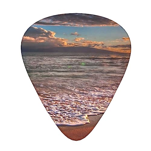 Lot de 12 médiators tendance et durables en forme de vague blanche pour ukulélé, guitare électrique, basse - Les Beatles, Paul McCartney, John Lennon, RIngo Starr, George Harrison Lot de 12 médiators tendance et durables en forme de vague blanche pour ukulélé, guitare électrique, basse