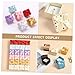 HAKIDZEL 10pcs Bowknot Jewelry Storage Boxes Small Decorative Present Containers for Women Ladies Elegant Ornament Packaging with Retro Fashion Design