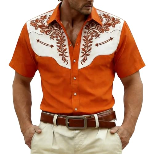 Chemise à manches courtes homme slim fit à fleurs pour la plage