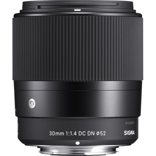 Image of Sigma 30mm f /1.4 Contemporary DC DN Lens for Sony E Mount Bundled with UV Filter + Photo Starter Kit + Cleaning Cloth (4 Items)