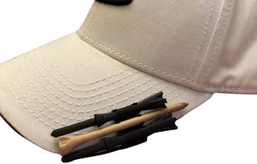 TWO PACK Hat Clip Golf Tee Holder | Sports & Outdoors | Gifts for Dad | Golfing Gadgets | Store Golf Tees image 5
