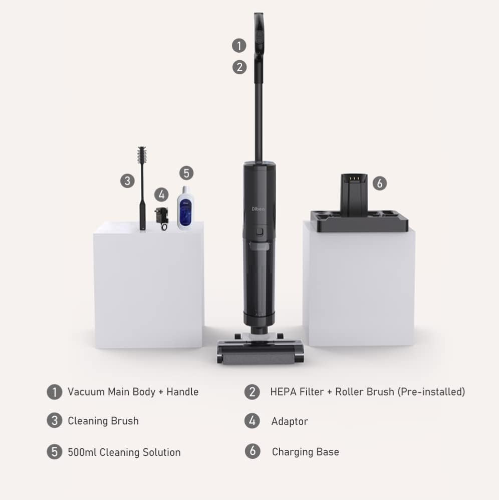Diagram of Dibea HC26 package contents