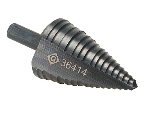 Greenlee 36414 Step Drill Bit,14 Hole Sizes Green, 7/8