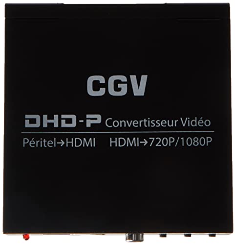 CGV DHD-P Convertisseur Audio/vidéo Péritel vers HDMI Noir