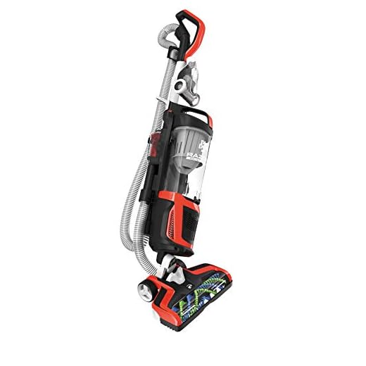 Dirt Devil Razor Vac Bagless Multi Floor Corded Upright Vacuum Cleaner with Swivel Steering, UD70350B, Red