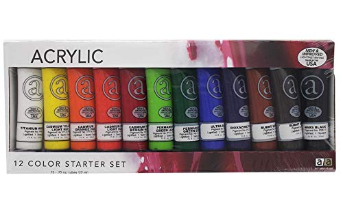 Art Advantage 115 g Tube Farbe Set 12 Colors - 3/4-ounce Cover