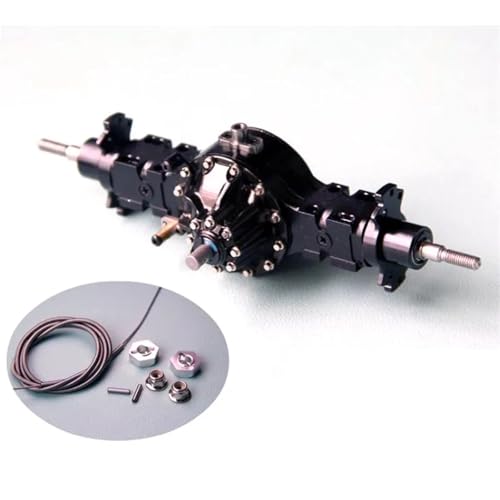 Essieu arrière RC 1/14 en métal avec verrouillage différentiel pour Tamiya et Actros