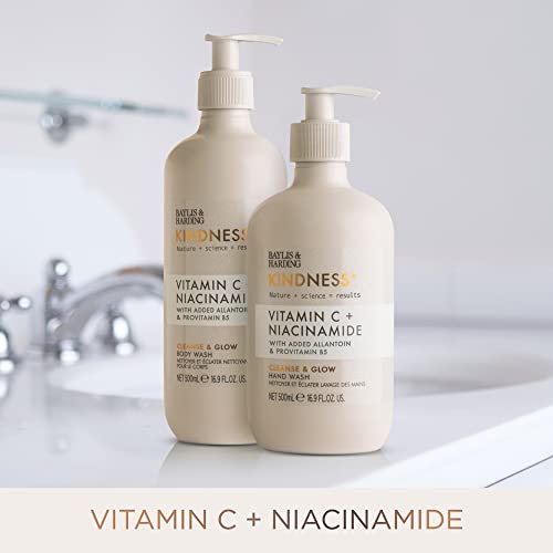 Baylis & Harding Kindness + Vitamin C & Niacinamide, Orange & Mango Fragrance, 500 ml Cleanse & Glow Hand Wash (Pack of 3) - Image 3