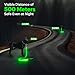 Kpuplol LED-Hundeleine für nächtliche Spaziergänge, wiederaufladbar, wiederaufladbar, reflektierend, leuchtet im Dunkeln, mit gepolstertem Griff, Sicherheits-Leine für kleine, mittelgroße und große