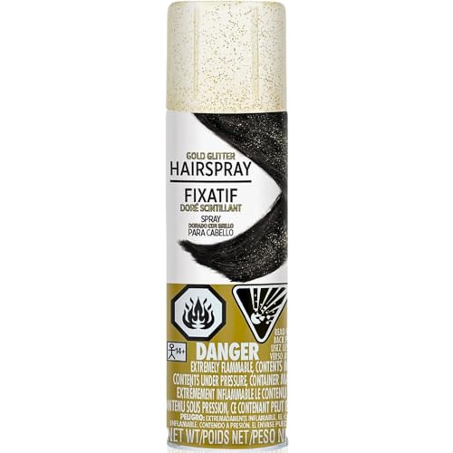 Spray para Cabello con Brillo Dorado Hipoalergénico 3 oz miniatura 1