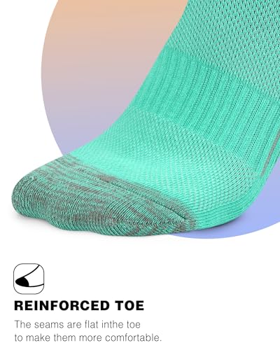 Image of Ankle Socks Womens Athletic Running Comfort Cushioned 3 /5 /6Pairs