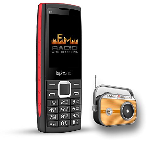 Lephone K10 Mobile Phone (Dual SIM -32GB-1, 800 mAh) , Red, Black
