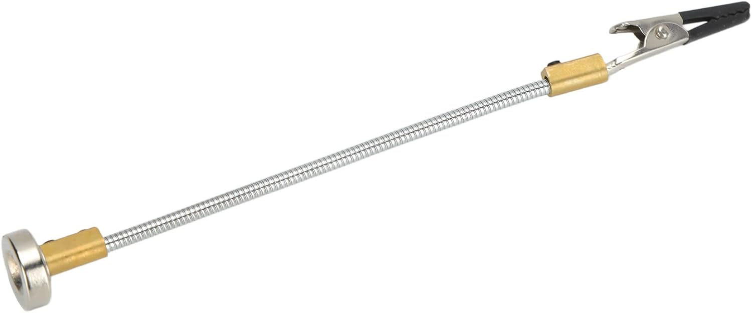 Universal PCB Electronic Welding Clamp Adjustable for Electronics Repair Assembly, Strong Magnetic Base, Bent At Will, Multi Purpose, Alloy Steel, 1 X Helping Hands