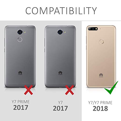 Kwmobile Cover compatibile con Huawei Y7 (2018)/Y7...