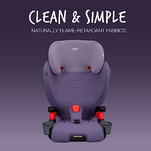 Britax Highpoint Backless Belt-Positioning Booster Seat, Safewash Purple Ombre #TOP5
