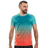 Camiseta Running Hombre Transpirable Tuga Geo Degree Manga Corta técnica QDR50 Ultraligera Secado rápido Talla XL