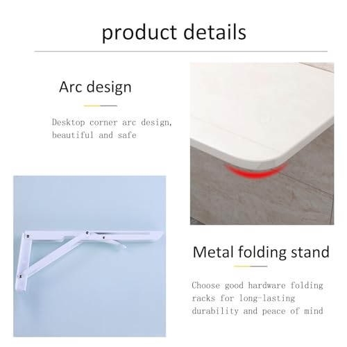 Bureau mural gain de place et table pliante murale domestique - 7