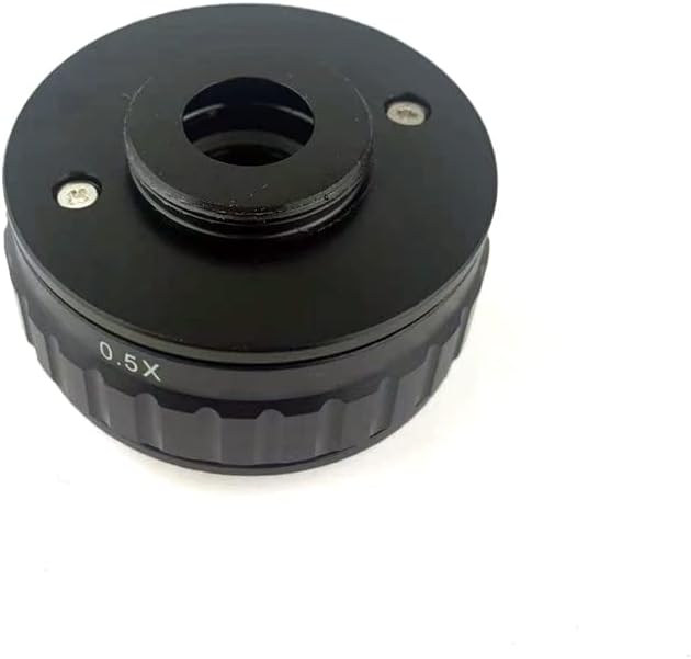 Miniatura 7 de Lab Microscope Equipment Stereo Microscope C Mount Adapters Lens 0.35X 0.5X CTV for Trinocular Stereo Microscope 25mm Interface Microscopio Camera