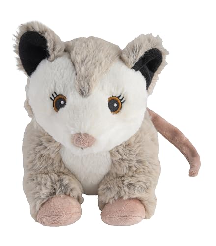 Peluche chauffante opossum Warmies relaxante parfum lavande pour micro-ondes