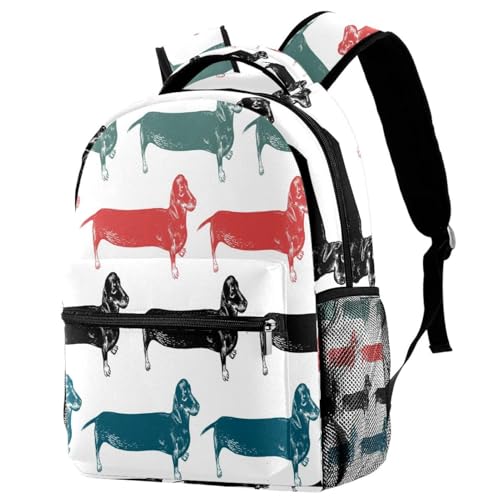Sac à dos d'école multicolore pour adolescents filles garçons