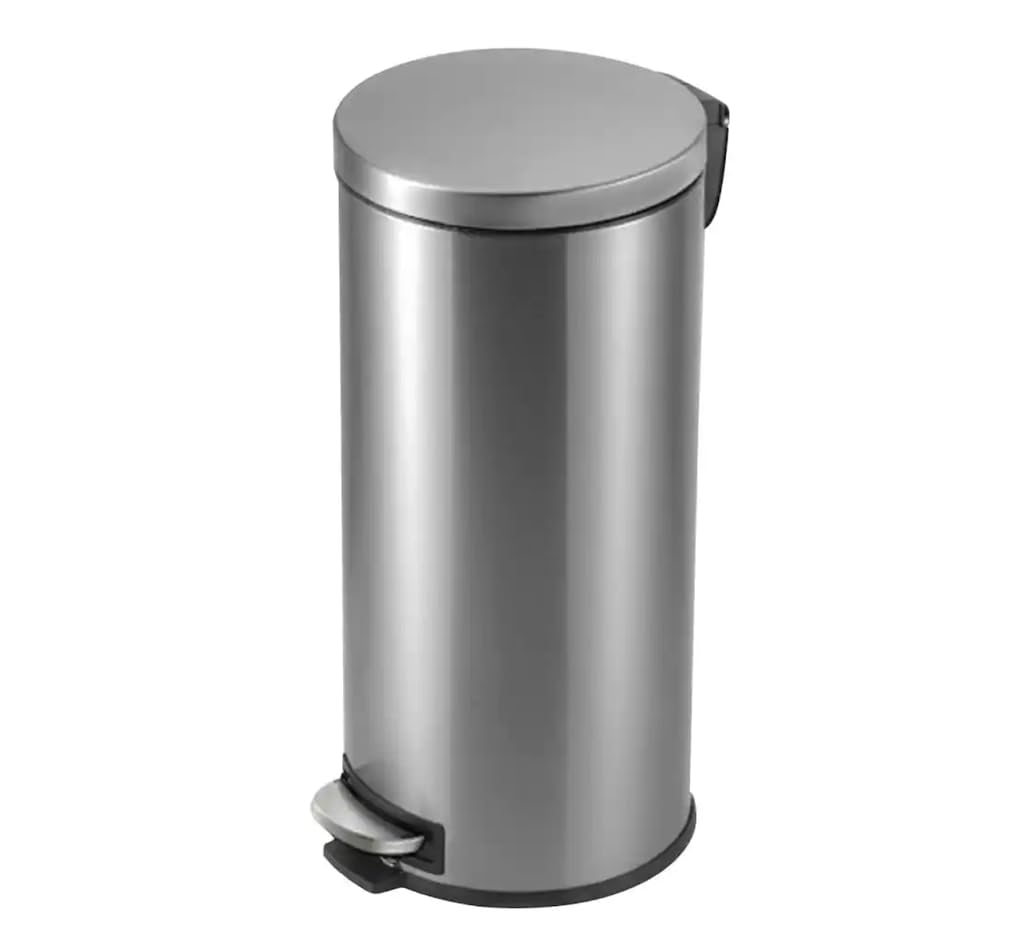8 Gallon Stainless Steel Round Step - On Trash Can HA55938