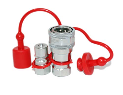 Image of TL76 1 /4″ NPT ISO 7241-A Quick Disconnect Hydraulic Coupler Set Poppet Valve Heavy Equipments Pioneer