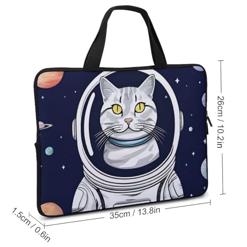 Housse ordinateur portable 13 chat espace pour éviter les rayures de sac - 2