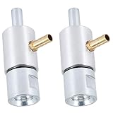 Giwnhvx Glasbohrmaschine, Tischbohrer, Wasser-Drehgelenk, Wassereinspritzung, Kegelschaft, Glasbohrer, 2 Stück