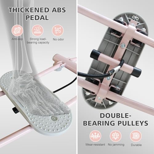 Máquina de Esquí Plegable con Manija Ajustable, Entrenador Suelo Pélvico miniatura 5