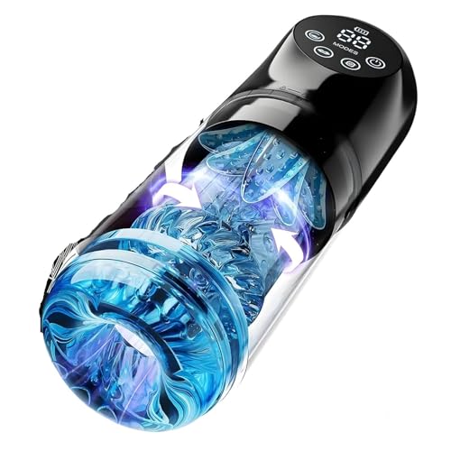 Masseur étanche pour hommes avec 7 modes vibration et aspiration