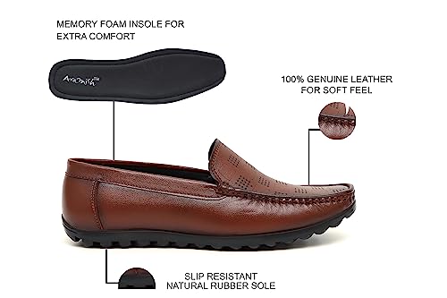 Image of ARAMISH Men's Genuine Leather Loafers