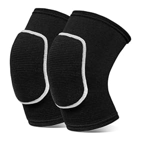 バレー 肘・膝あて 膝サポーター(パッド有／1個入り)(バレーボール)|V2MYA001