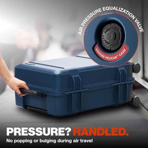 Image of Pelican ATX Luggage - Hardside Carry On Luggage with Wheels - 22 Inch Carry On Bag - Airline Approved (Indigo)