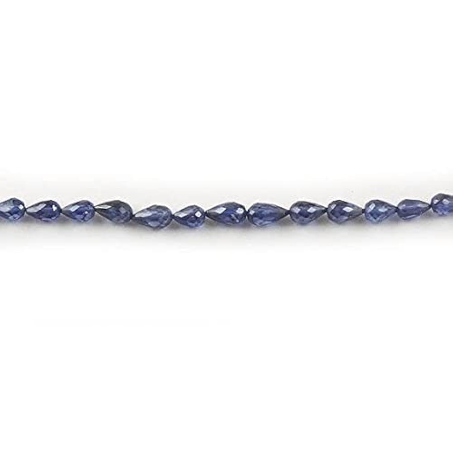 Zircon violet perles de prestige LKBEADS briolettes taillées pour joaillerie haut de gamme
