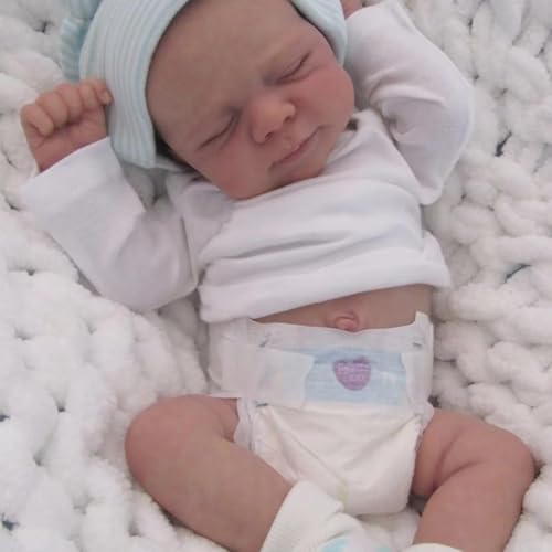 Muñeca Reborn Bebé Niña de Vinilo 18 Pulgadas con Accesorios miniatura 1