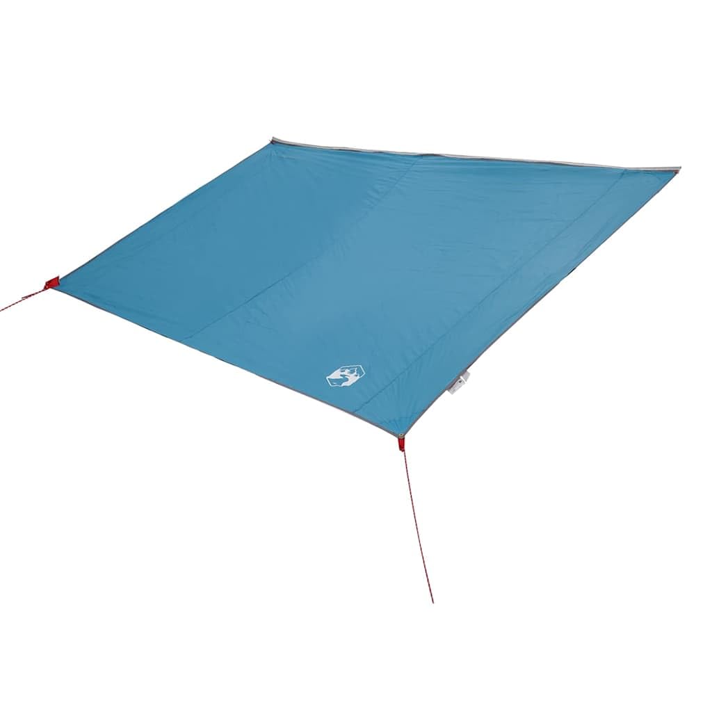 Wasserfeste rechteckige Plane Polyester Grün 240x300 cm, UV beständig mit 2 Abspannseilen 700 cm, 4 Heringen und Tragetasche, Faltbare Outdoor Plane für Camping und Garten
