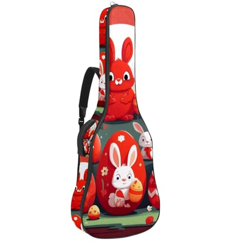 Sac pour guitare étanche rouge multicolore pour vos répétitions et cours