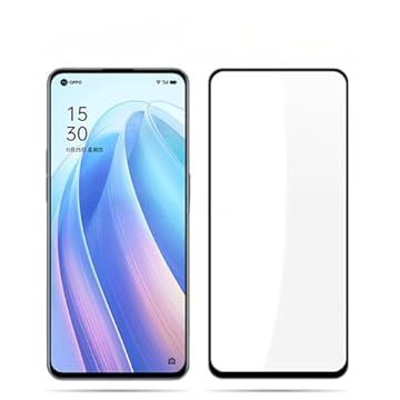 Kepuch 2 Pacotes Vidro Temperado Protetor de Tela para Oppo Reno 7 SE 5G