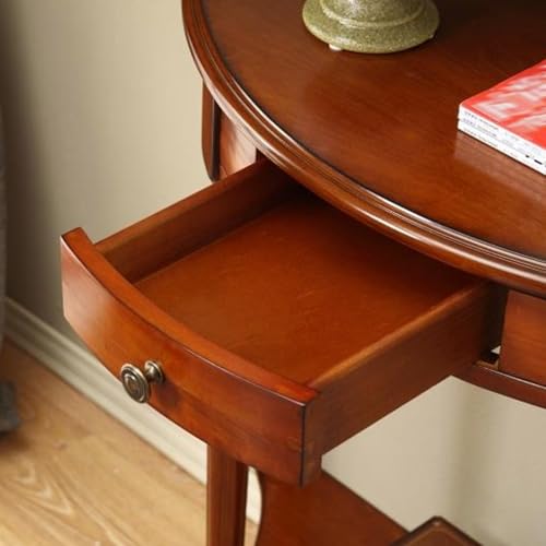 Consola de madera moderna para pasillo estrecho y mesa de entrada de lujo 5