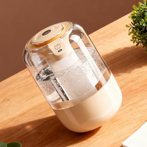 Humidificador Ultrasónico - Con Luz Nocturna Y Silencio - Humidificador Para Bebés Silencioso Ultrasónico Vaporizador De Aire - Para Sala Dormitorio Grande Guardería Bebé Oficina Casa Apartamento - imagen 3