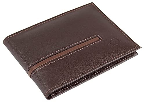 Carteira em Couro Masculina, Fasolo, Chocolate