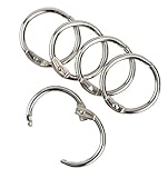 Fabricados de metal Q-Connect KF02216 - Anillas para archivar (19 mm, 100 unidades)