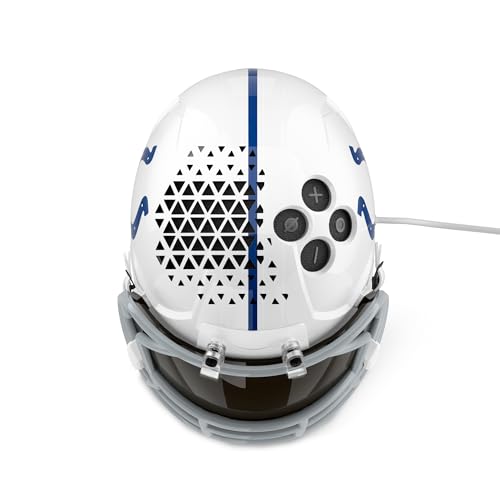 Image of NFL Echo Dot Bundle: Includes Echo Dot | Charcoal and Limited-Edition NFL Helmet Stand | Indianapolis Colts