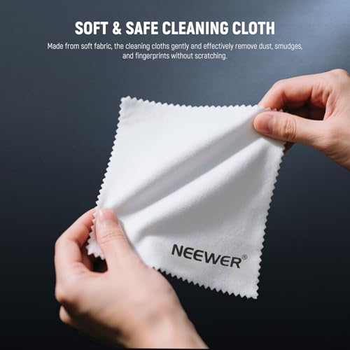 NEEWER 2 in 1 Camera Lens Cleaning Kit, 1x Lens Brush Pen + 1x Cleaning Cloth, for DSLR Camera, Electronics, Smartphones, Tablets, HM-45 - image 4