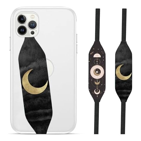 Switchbands Reversible Phone Grip Strap | Comfortable Cell Phone Finger Holder & Phone Loop for Secure Handling | Phone Hand Straps For phone Cases | Wireless Charging Compatible - GITD Retrograde Cover