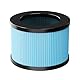 AROEVE JH12 Air Filter Replacement, 4-in-1 Air Filter for Smoke Pollen Dander Hair Smell, Blau