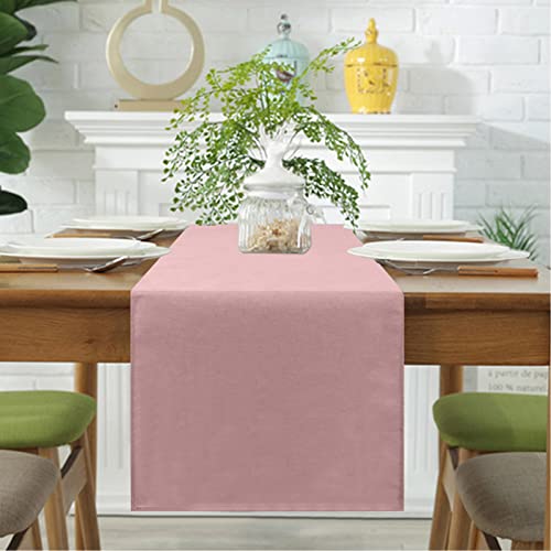 ARVOV Modern Waterproof Table Runner - Decorative, Outdoor, Dusky Pink (40*240 cm) - Image 2