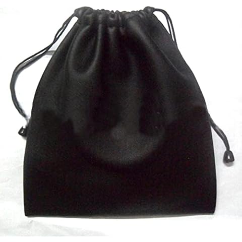 Faderr Earphone Bag Headphone Carrying Bag, Universal Headset Protection Pouch Headphones Travel Bag, PU Leather Headphones Drawstring Bag Carry Bags Headphone Storage Bag Cover